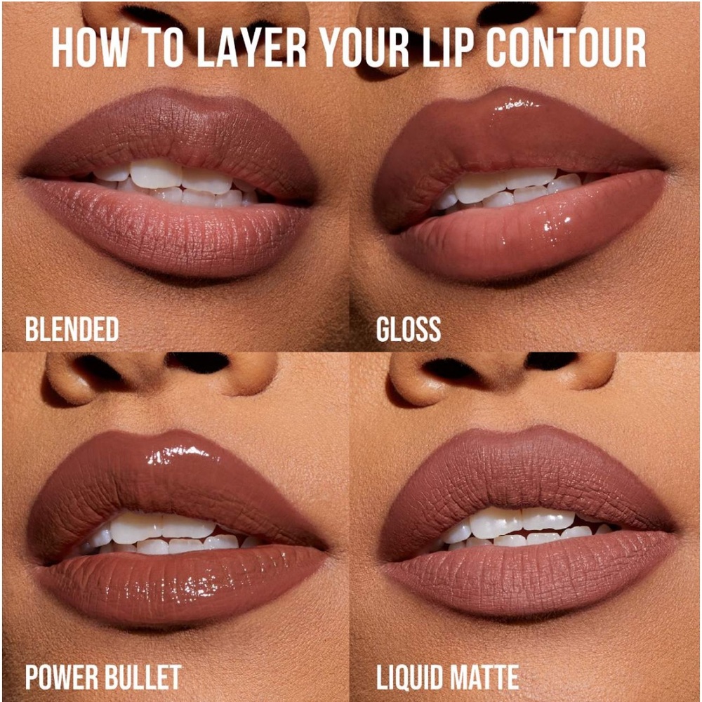 ❤️ 3/$25 HUDA BEAUTY Lip Contour 2.0 Matte MINI Lip Pencil in Warm Brown - Picture 11 of 13